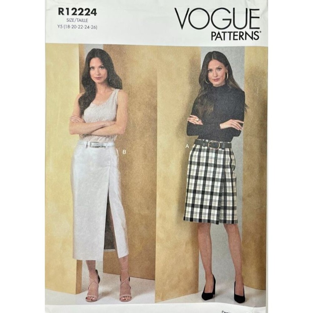 Pattern Misses Sz Y5 18-26 Skirts 2 Lengths Vogue R12224 New/Uncut